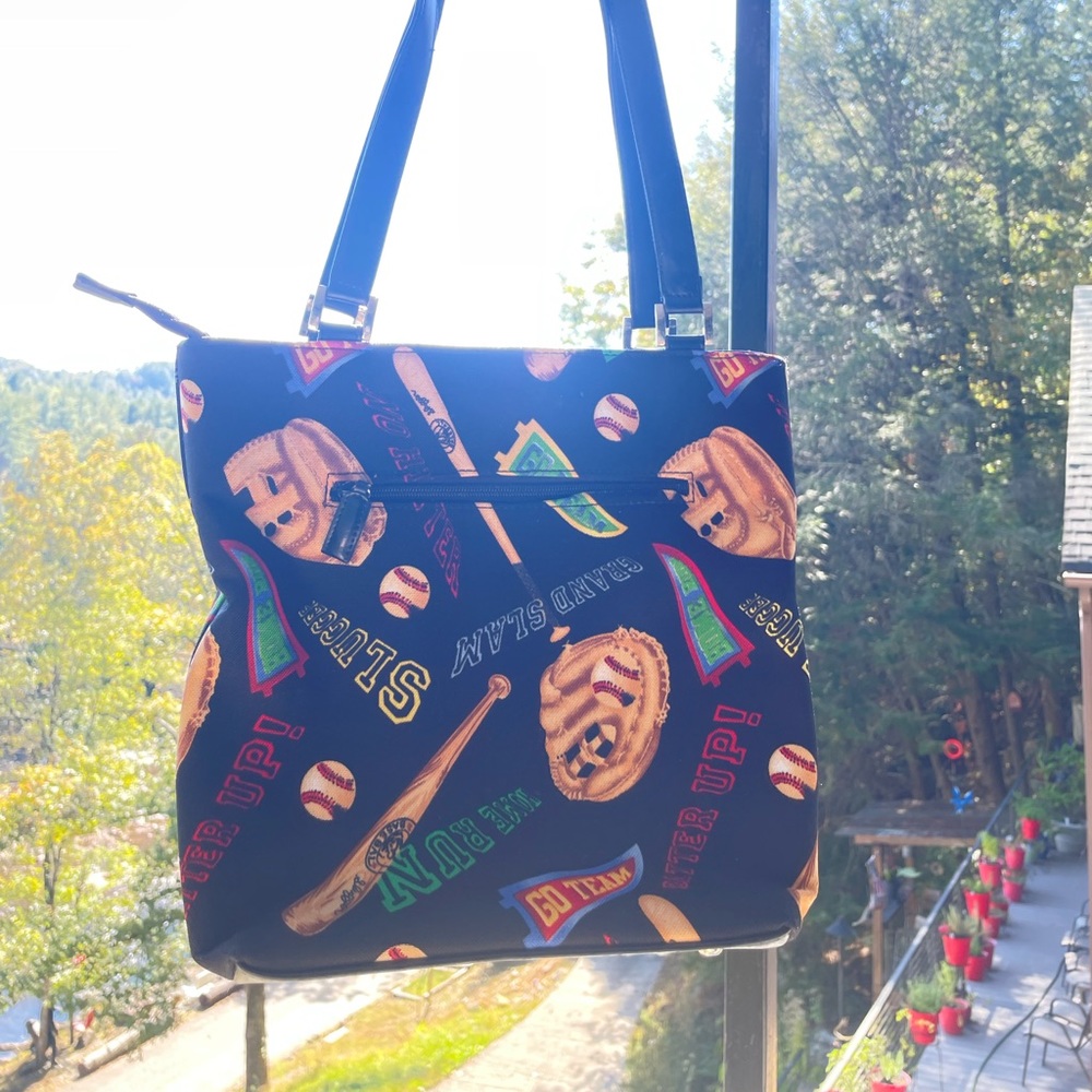 New sports theme handbag.